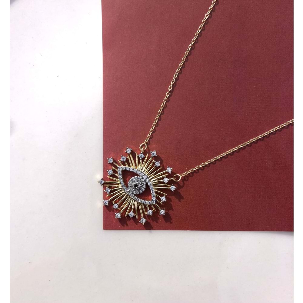 VIP Pırlantalı Göz Kolye